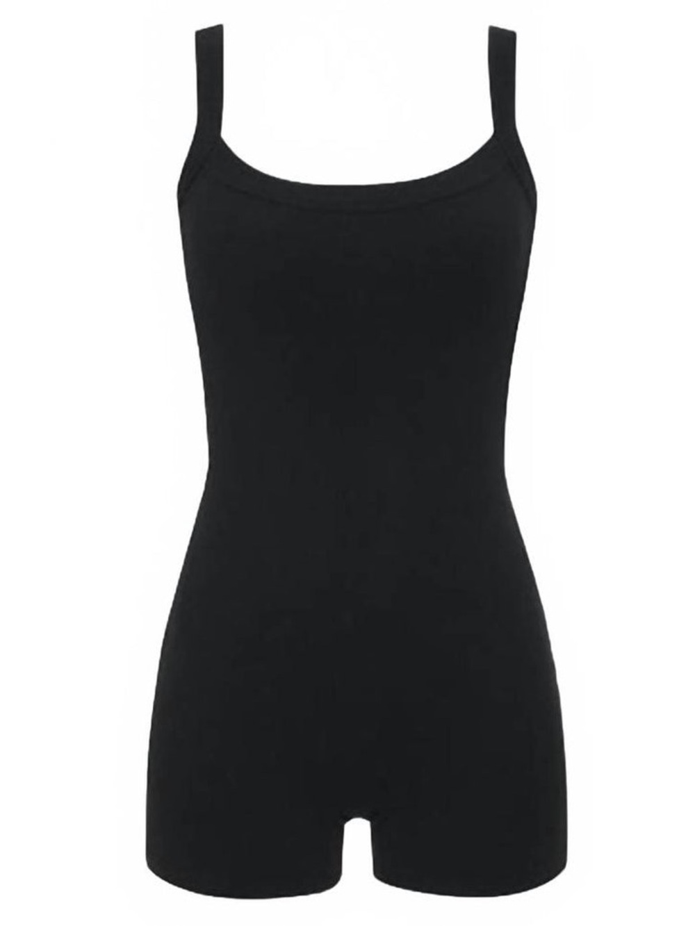 Rumored Black Ribbed Onesie Jumpsuit Small
